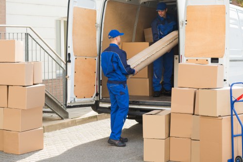 Moving van in Bermondsey street for local removals service