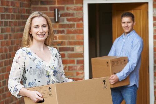 Organized household belongings stored safely in Bermondsey