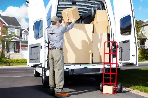 Packed household items stored safely in Bermondsey
